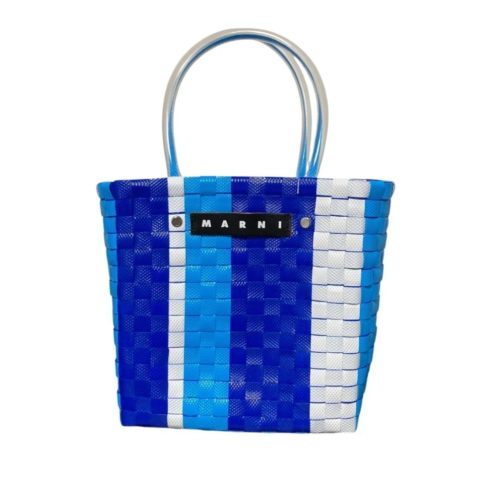 MARNI MARKET Picnic Bag Tote Blue Women's